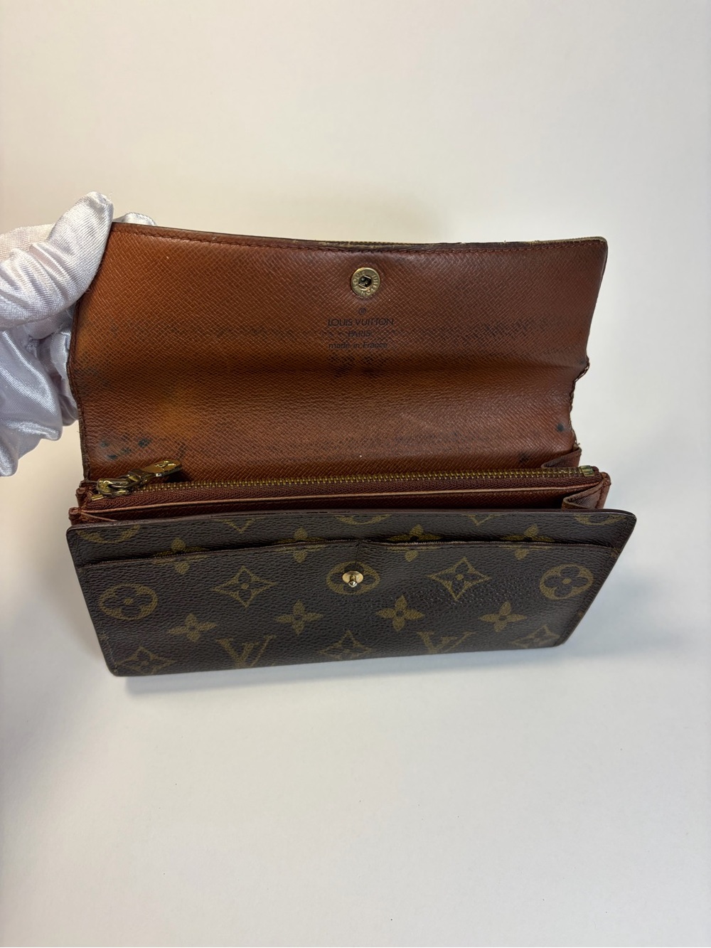Authentic Vintage Louis Vuitton Monogram Portefeuille Sarah Long Wallet - Picture 14 of 14